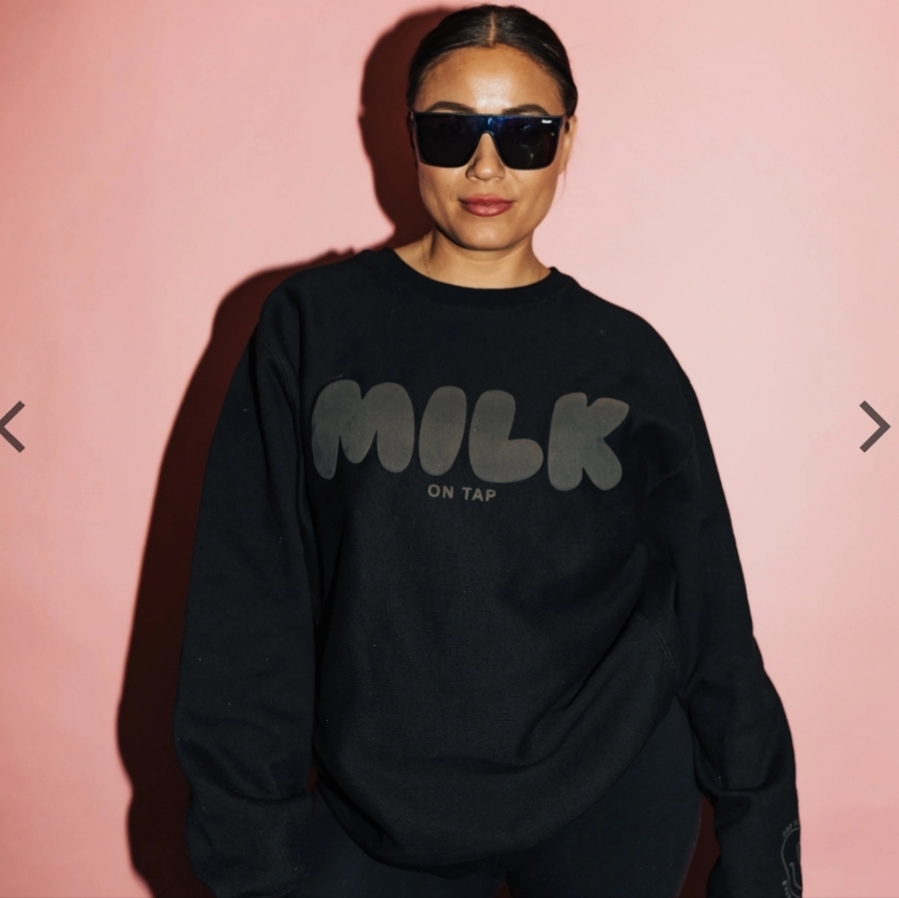 The Little Milk Bar "Milk on Tap" Crewneck